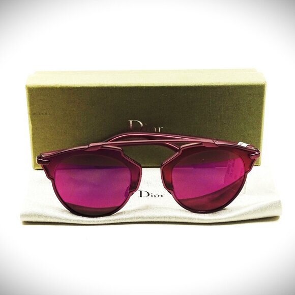 CHRISTIAN DIOR Dior So Real RMTL7 48-22-140 Purple Frame - Picture 2 of 10